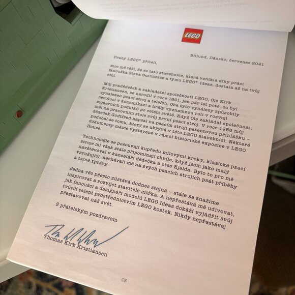 Lego Typewriter Set - Picture 10 of 11